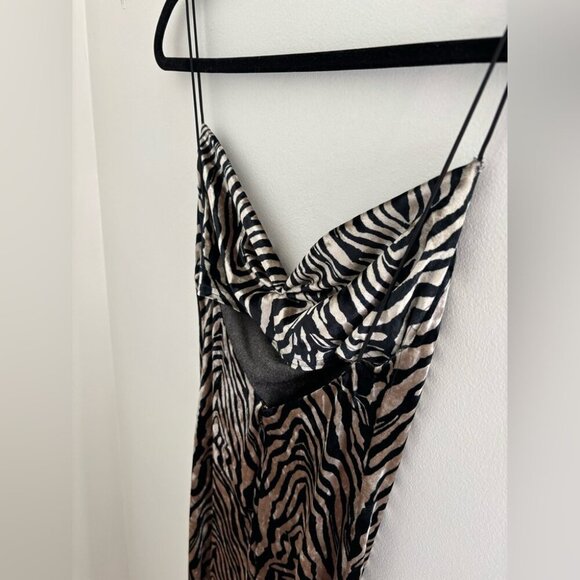 Revolve Runaway the Label Midi Zebra Dress - Picture 12 of 12